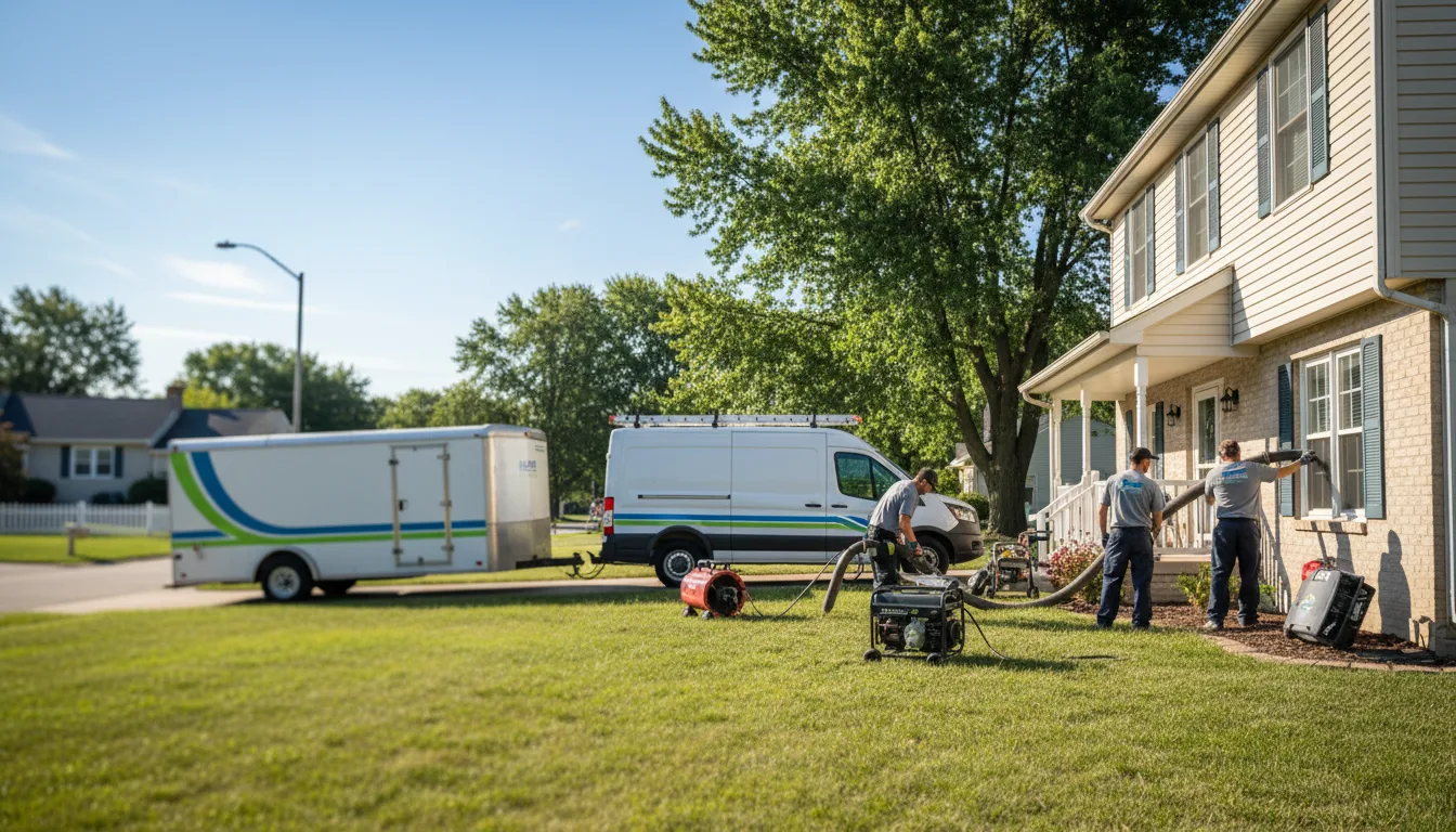 Flooded Basement Restoration And Cleanup With Repair in Jamestown, NY near me